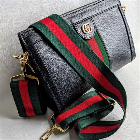 gucci bag with green and red strap|gucci handbag with guitar strap.